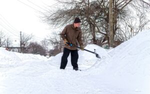 snow shoveling