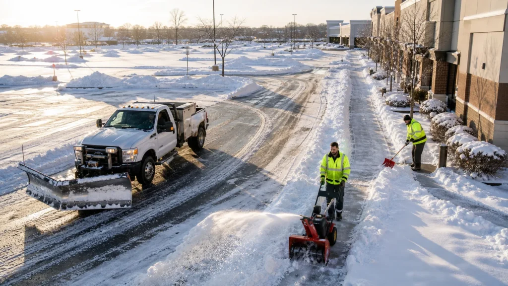 The Real Work Behind Clearing a Snow Removal Route