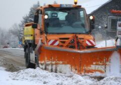 Winter Snow Plow Removal