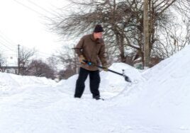 snow shoveling