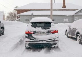 supermarket parking lot