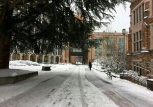 university snow management